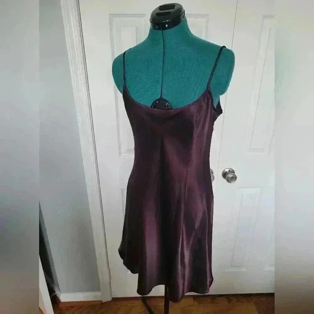 Knee Length Andra Darren Floral Mesh Dress Size 8 Ribbon Waist - Picture 3 of 6